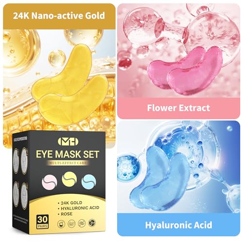 Under Eye Patches 30 Pairs Masks for Dark Circles Puffy Eyes - image 2