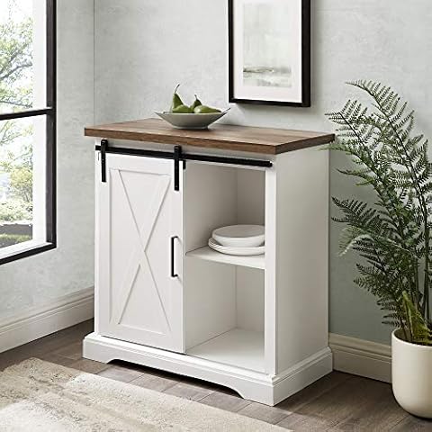Walker Edison Furniture Company Modern Farmhouse Buffet Entryway Bar Küche Esszimmer Aufbewahrungsschrank Wohnzimmer Cover