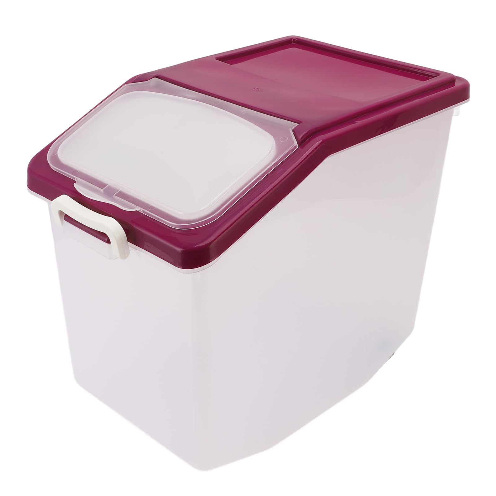 Jeffergarden Contenitore per la Conservazione del Riso Contenitore Ermetico per Alimenti in PP Capacità di 25 Libbre con Misurino Dispenser per Farina di Cereali Grandi per Dispensa da Conservazione