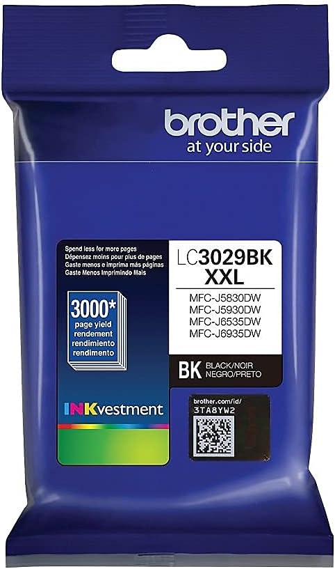Brother LC3029BK LC3029BK INKvestment Super High-Yield Ink, Black
