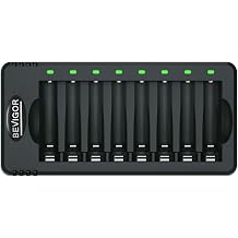 Bevigor Battery Charger for AA and AAA 8 Individual Slots for Rechargeable NiMH Batteries Quick Charge Battery Not Included
