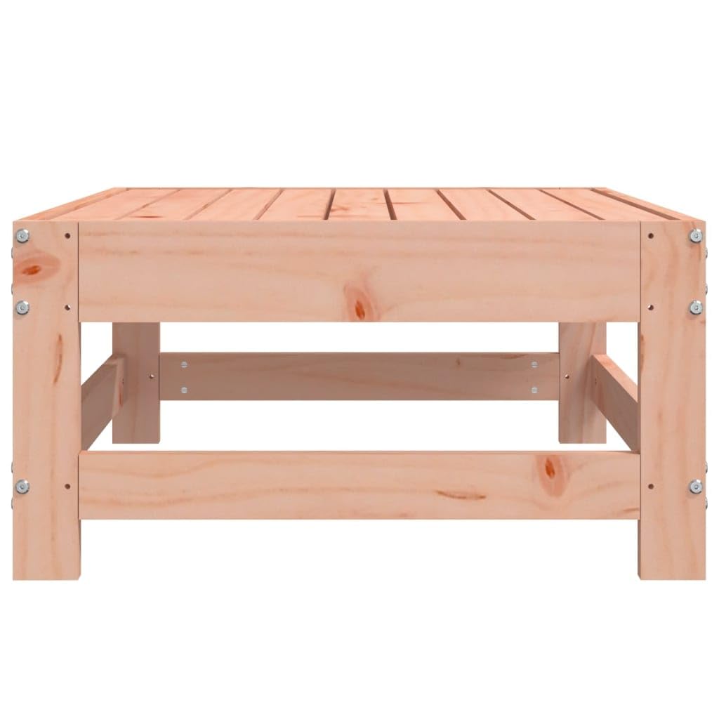 Homgoday Reposapiés de jardín de madera maciza de Douglas, muebles, baúles y baúles para exteriores, caja de jardín, portaherramientas de jardín, puff de exterior, baúl de exterior o