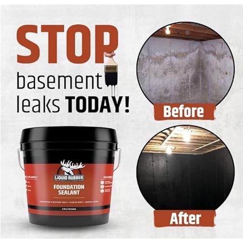Liquid Rubber Concrete Foundation And Basement Sealant