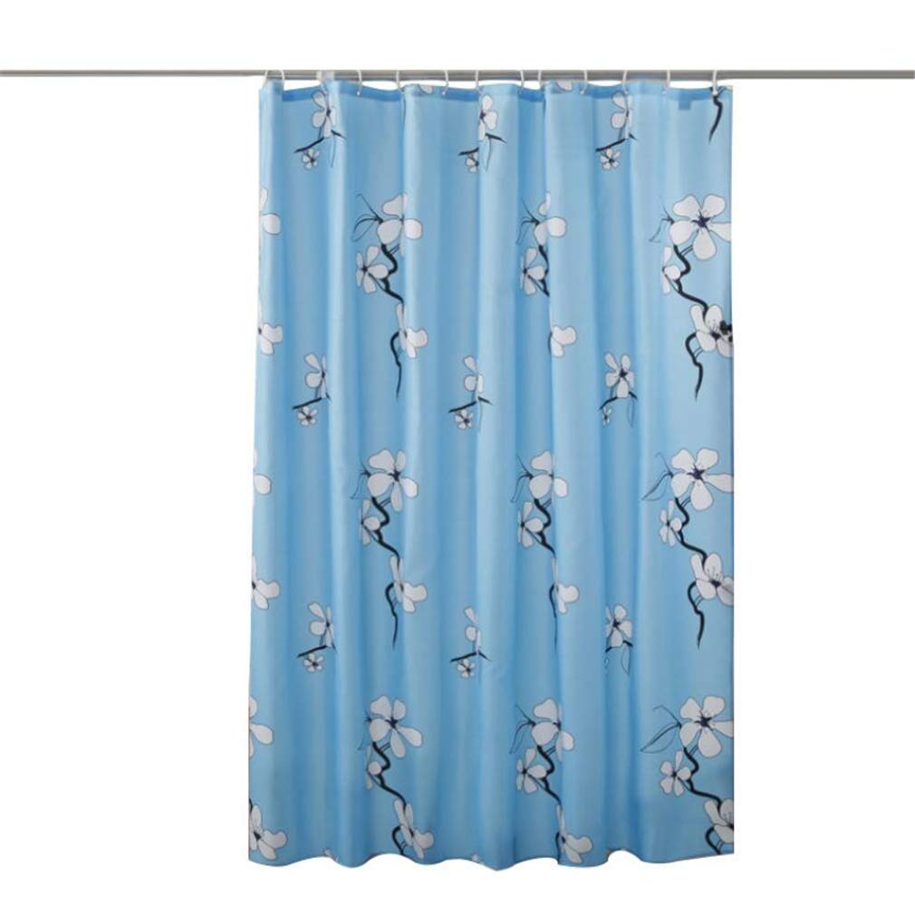 Extra Langer Duschvorhang Wasserdicht (150x220 Cm) – Aus Polyester Mit Streifendesign, Schimmelresistent