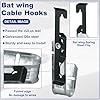 Amazon.com: Zonon 50 Pcs 3/4 Inch Galvanized Steel J Hook with Bat Wing ...