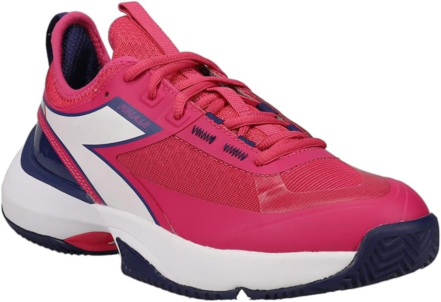 Diadora Finale W Clay (Pink Yarrow/White/Bluepri) 6 US
