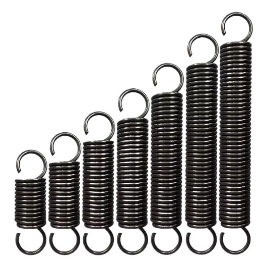 1pcs Hooked Wire Dia1.8-2.0mm OD10-22mm Length=30-1000mm Expansion Spring Spring Steel (1.8 x 22 x 280mm)