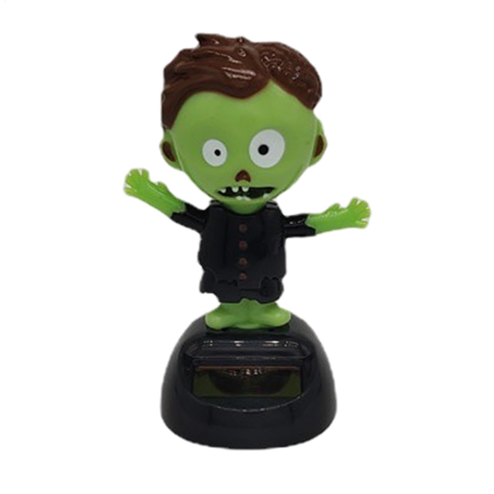 Dreuhuing Solar Powered Dancing Halloween Toys | Shaking Head Halloween Car Decor, Solar For | Halloween Ornaments For Car Halloween Decorations And Car Dashboard