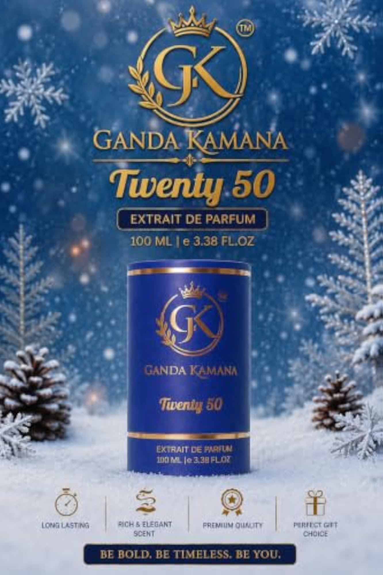 Luxury Winter Blue Collection Eau De Parfum, Premium Fragrance Set