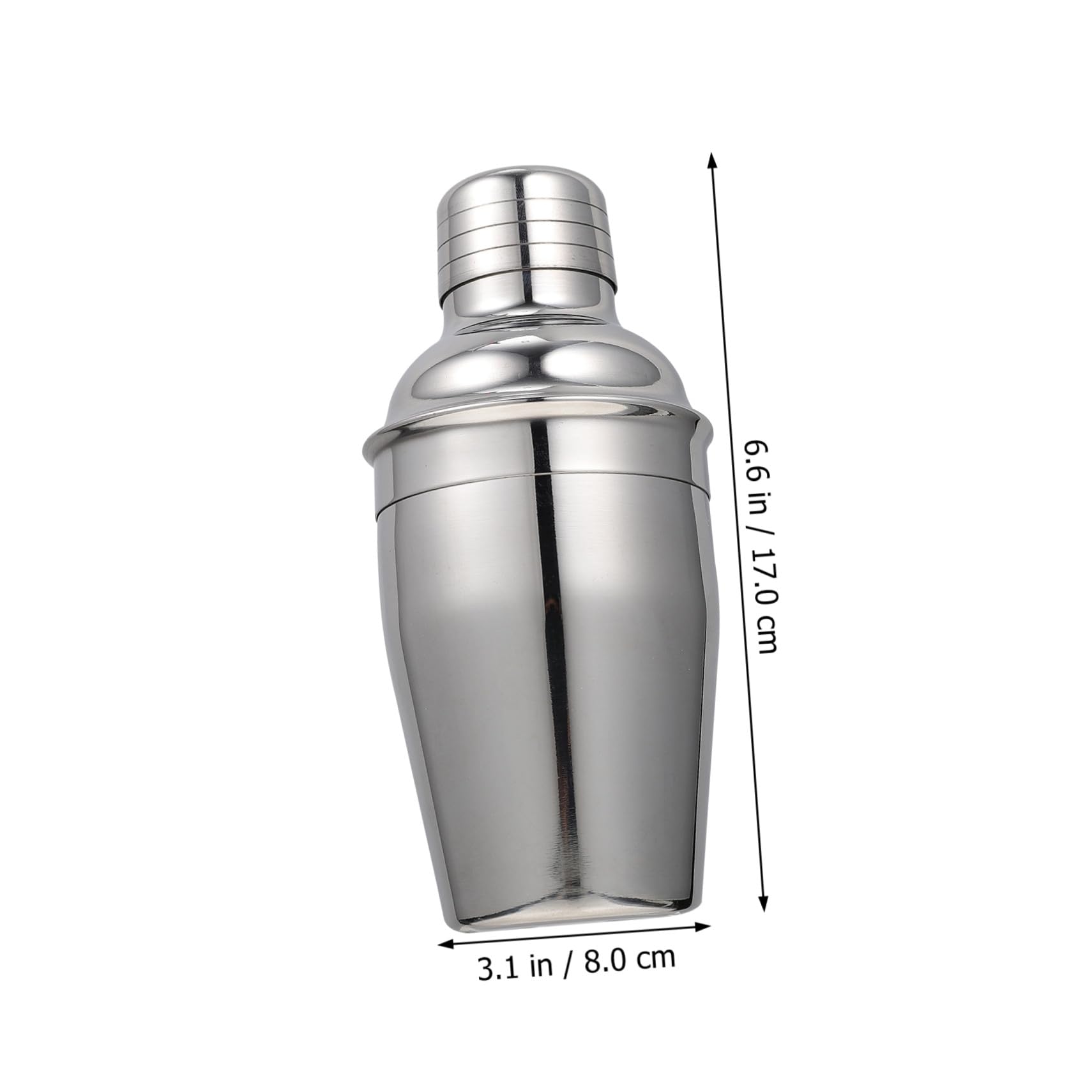 Ciieeo Kit Shaker Cocktail Acier Inoxydable Outil de Bar Polyvalent pour Maison Kit Complet pour Préparation de Cocktails