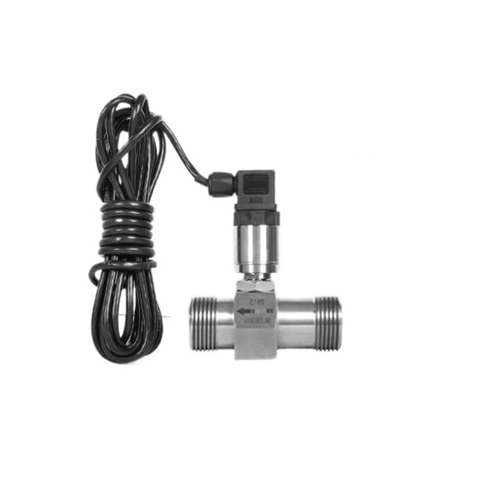 TBZOQAID Flow Meter Liquid Stainless Steel Electronic Digital Sensor(DN4 external thread)