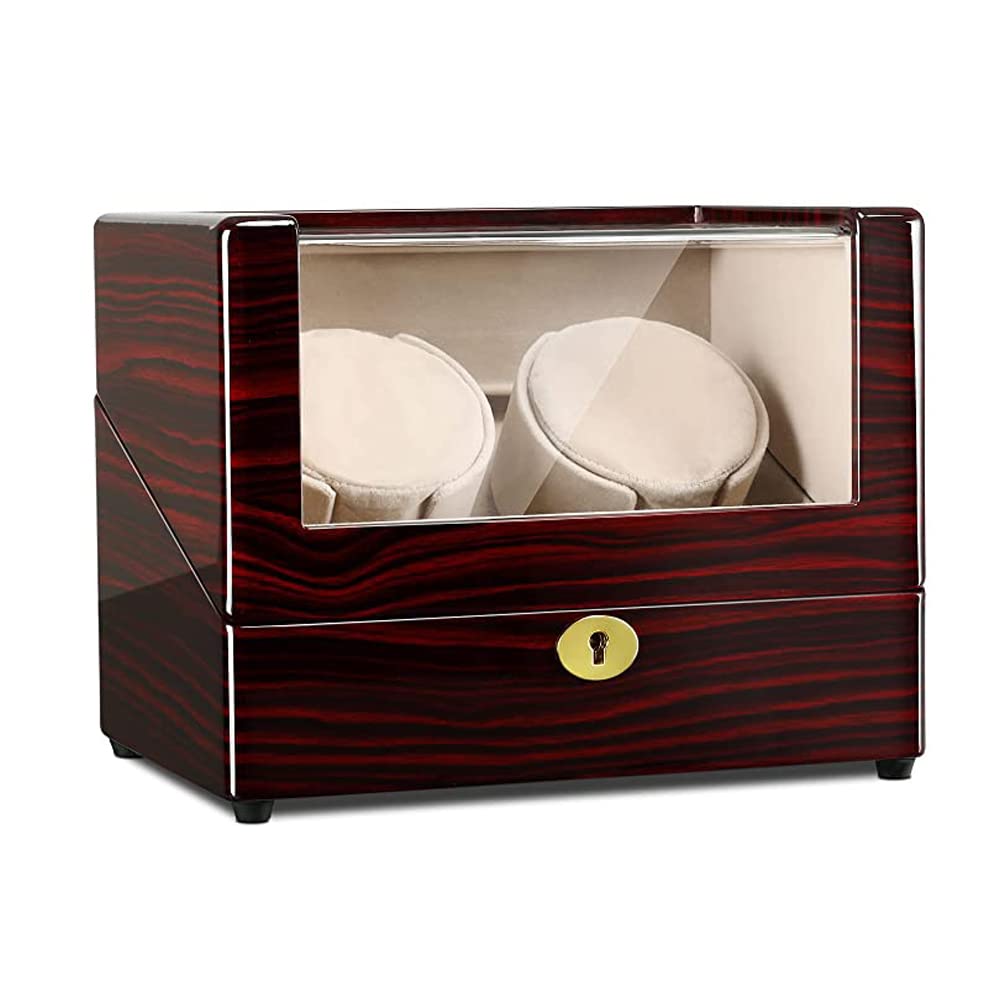 Chiyoda Cyd-Swi23B Dual Automatic Watch Winder, Black