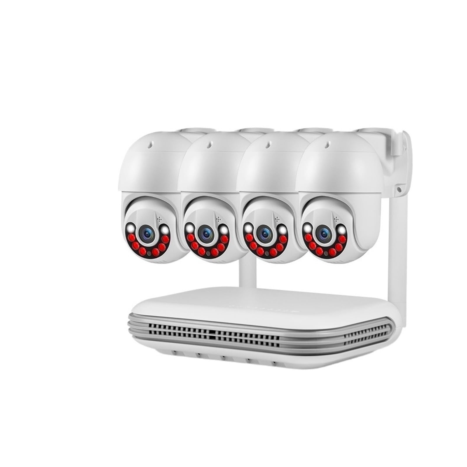 Systemy kamer CCTV, 2K 4MP 6MP Full HD 8CH bezprzewodowy NVR bezpieczeństwo IP kamera zestaw do organizacji nadzór zewnętrzny rejestrator wideo CCTV(None,2PCS 6MP Dual Lens)