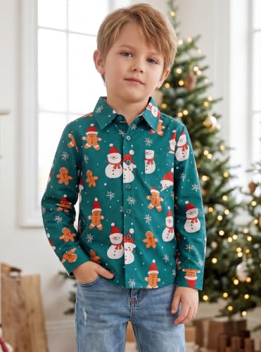 Image of Boys Hawaiian Button Down Shirt, Pure Combed Cotton Short Sleeve Size 3-15Y