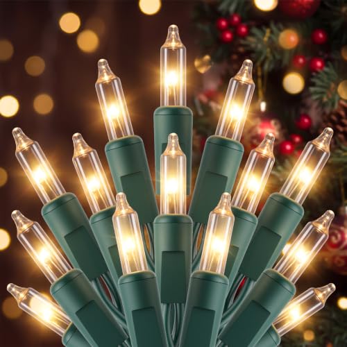 Minetom LED Christmas Lights, 20FT 100 Count Christmas String Lights