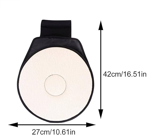 Miniatura 2 de BESPORTBLE Cojín giratorio de asiento giratorio de 360, 16.5 x 14.5 x 1.1 pulgadas, almohadilla de disco giratorio portátil para automóvil,