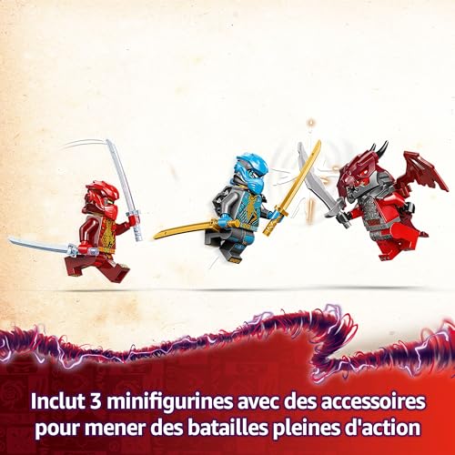 Lego Ninjago La Moto Tempête Du Robot De Kai 71830 Lego La Boite - vue 5