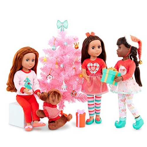 Muñeca y set de árbol navideño 14 pulgadas miniatura 7