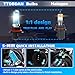 TTDBDAN Halogen Headlights Fit For Nissan Frontier 1998-2000 Headlight Bulbs,9004/HB1 High/Low Beams Bright Front Light Combo Kit,Plug & Play,Pack of 2 (Nissan Frontier 1998-2000)