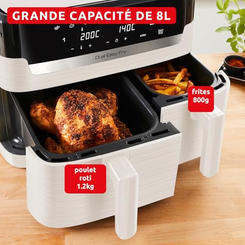 Moulinex Easy Fry Dual 8L Ivoire