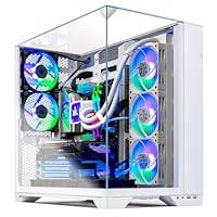 Skytech O11 Vision Gaming PC Desktop, Intel i9 14900KF 3.2 GHz (5.6GHz Turbo), NVIDIA RTX 5080 16GB, Z790 Board, 2TB Gen4 NVMe SSD, 32GB DDR5 RAM 6000 RGB, 850W Gold ATX 3 PSU, Wi-Fi, Win 11