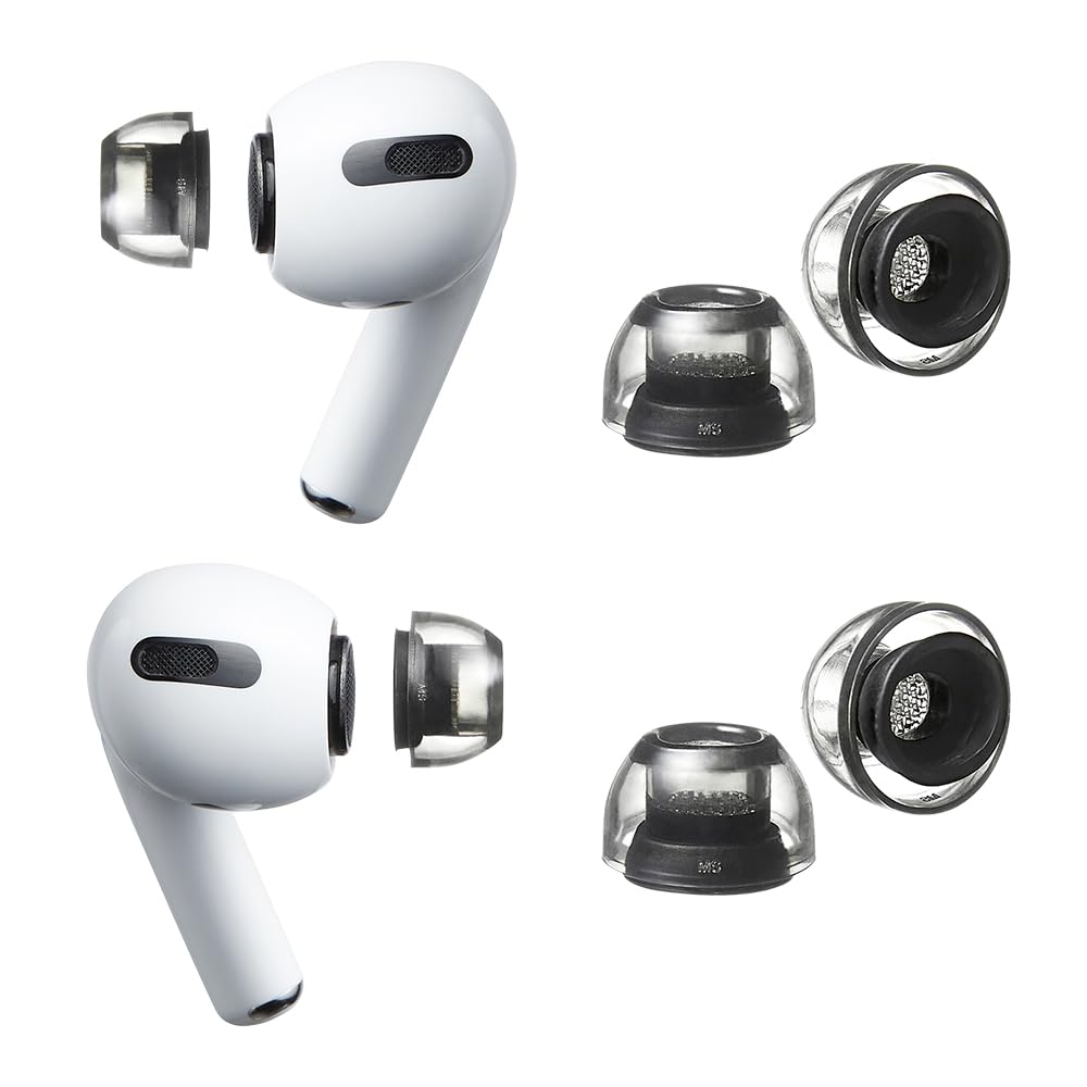 XELASTEC 2 for AirPods Pro 1st & 2nd Gen – Premium Single-Mold Ear Tips for AirPods Pro Ear Tip Replacement – Upgraded Fit & Noise Isolation – AirPod Pro 2 Ear Tips, AirPod Replacement Tips (MS)