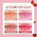 Plumping Lip Oil, Hydrating Lip Gloss Tinted Lip Balm Lip Care Transparent Toot Lip Oil, Long Lasting Nourishing Lip Glow Oil Non-sticky Big Brush Head Glitter Shine Primer Lip Tint (1pcs-Pink)