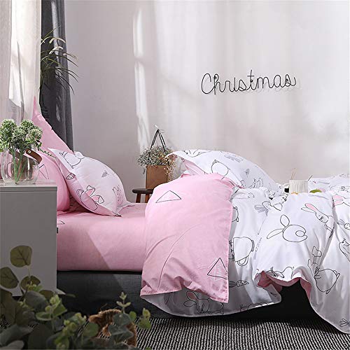 Choicehot Conigli Duvet Imposta copriletto Imposta...