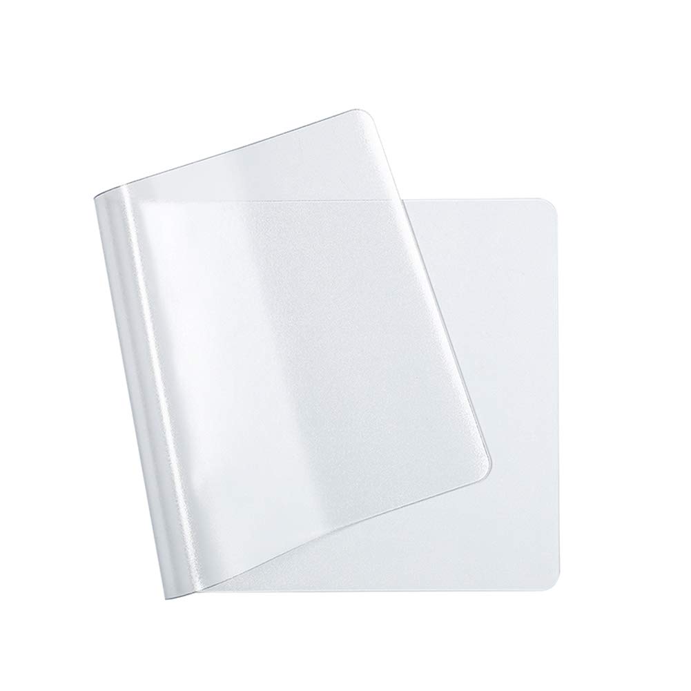 Sous-main de bureau transparent imperméable en PVC avec bords ronds - Tapis de protection antidérapant - Facile à nettoyer - Dépoli - 90 x 45 cm