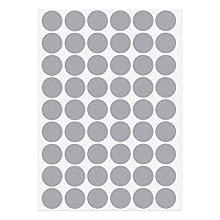 Vista 42 de uxcell 1 Hoja/140 Piezas de Pegatinas para Cubrir Agujeros de Tornillo, 12 mm de Diámetro, PVC Autoadhesivas, Tapas a Prueba de Polvo para Muebles