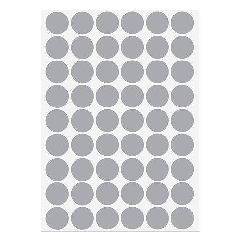 uxcell 1 hoja54 calcomanías para cubrir agujeros de tornillo, de cloruro de polivinilo de 0.827 in de diámetro, tapas autoadhesivas a prueba de