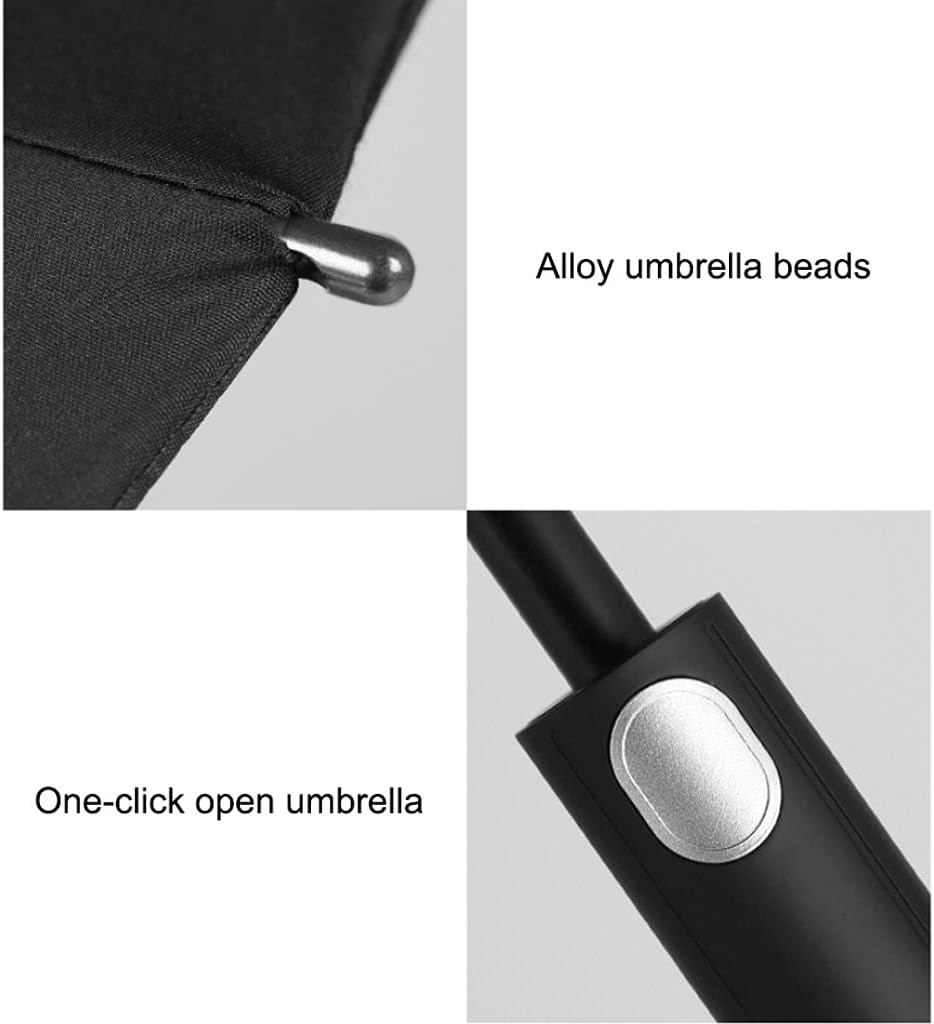 Vented Golf Umbrella Oversized Umbrella with Ergonomic Handle Compact Windproof Stick Umbrella for Business Sports Golf Umbrella for Adults Men Women