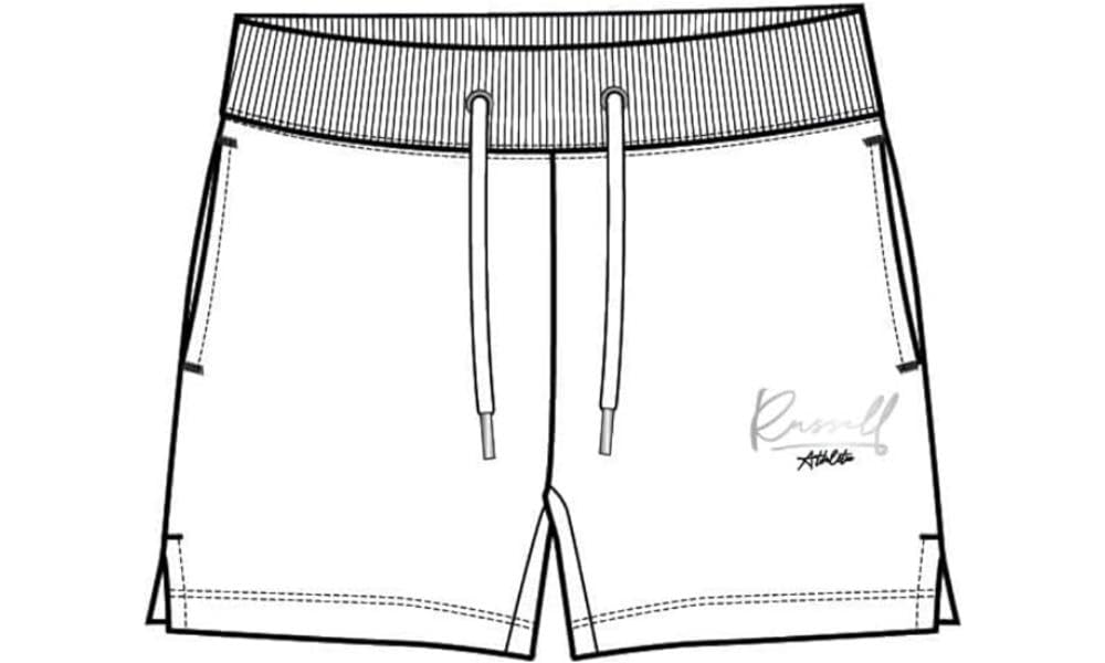 Russell Athletic A31271-UW-001 Baker-Shorts Shorts Women's White Size L