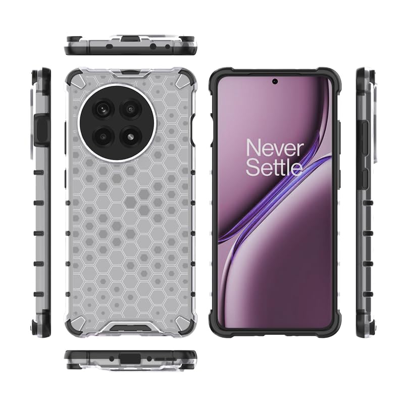 Image of Plastic Bumper Back Case Cover for OnePlus Ace 5 / Ace 5 Pro 5G (Transparent)