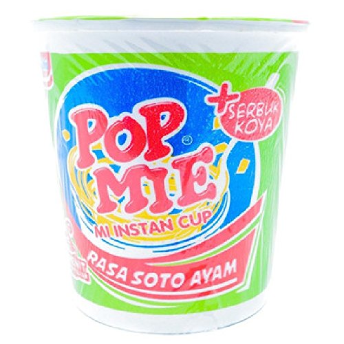 Indomie Pop Mie Instant Cup Noodles 75g (Soto Flavour, 24 Cups)