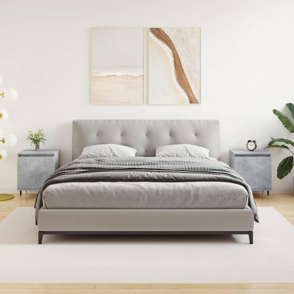 Eleganter Nachttisch aus Holzwerkstoff mit Staufach und stabiler Tischplatte für Wohnzimmer und Schlafzimmer, feuchtigkeitsbeständig und leicht zu reinigen