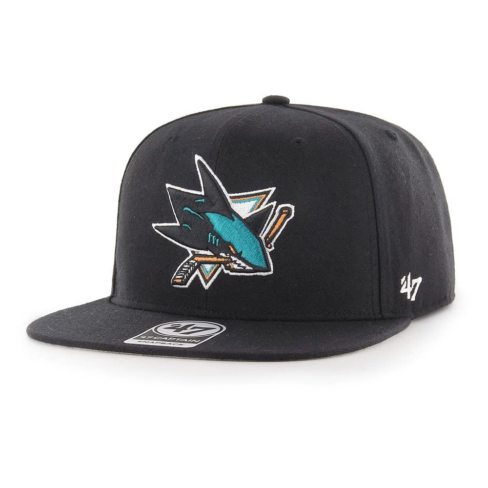 47 Brand Snapback Cap - Captain San Jose Sharks Black