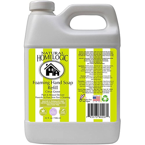 Buy Natural HomeLogic Citrus Grove Foaming Hand Soap Refill, 32 fl oz Online at Low Prices in