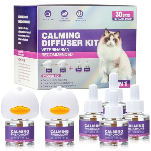Tcllka Cat Calming Pheromone Diffuser Effectively Relieve Anxiety Stress Cat