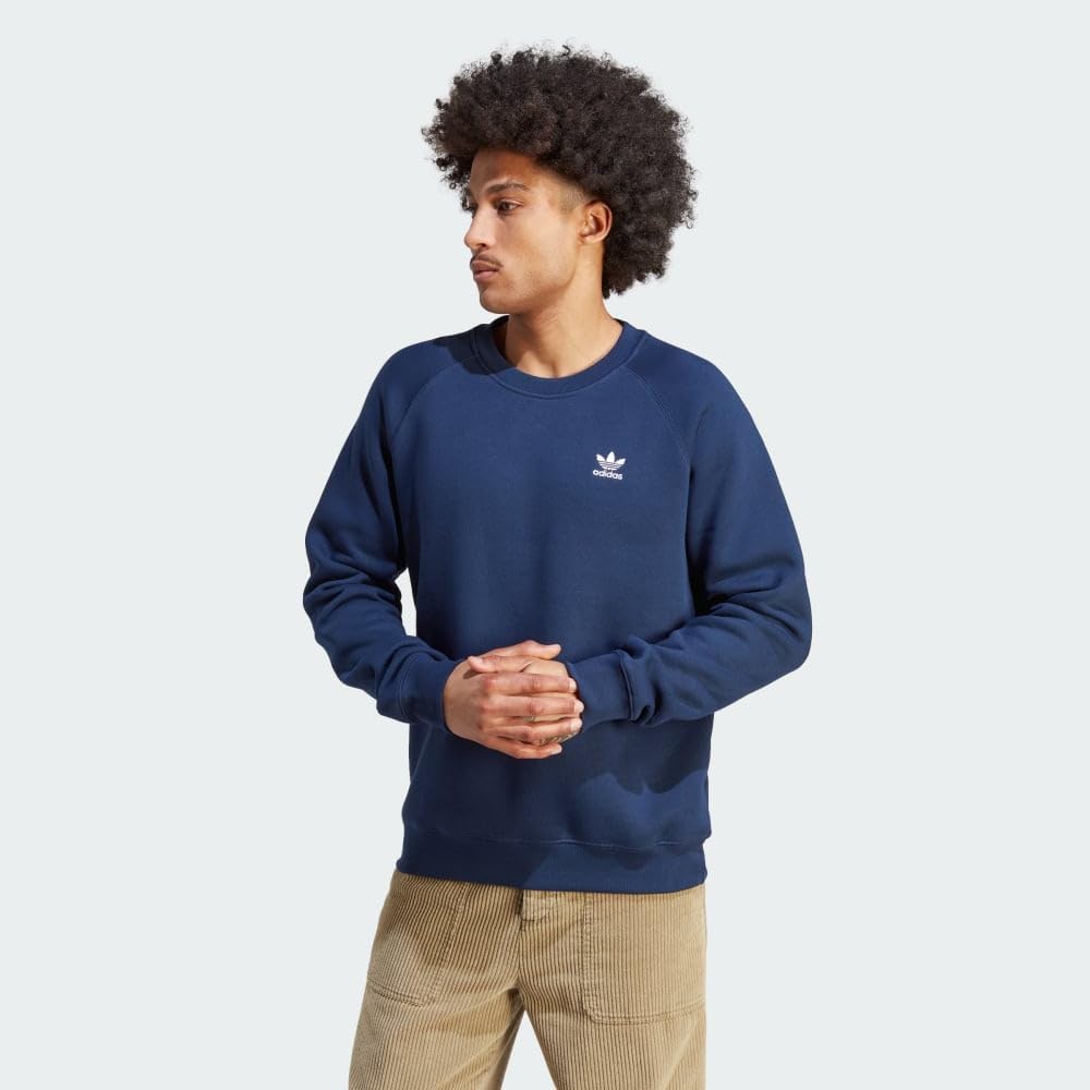 adidas Originals mens Trefoil Essentials Crew Neck