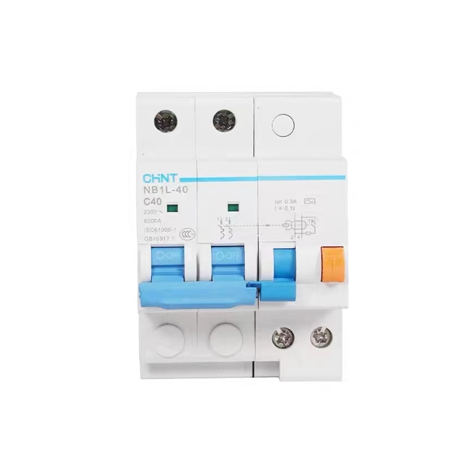 Disjoncteur de fuite contre les surcharges interrupteur type C 32A