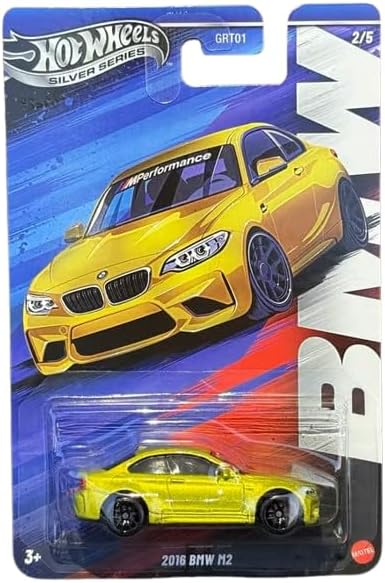 Hot Wheels Silver Series 2016 BMW M2 [Yellow], 2/5, 1:64 Scale Diecast Vehicle