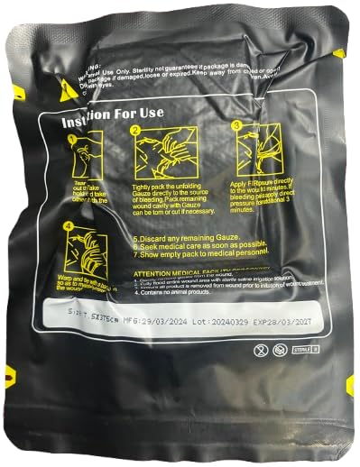 CPR Savers HemoGauze Dressing para Primeros Auxilios, Suministros Médicos para Primer Respondedor miniatura 2