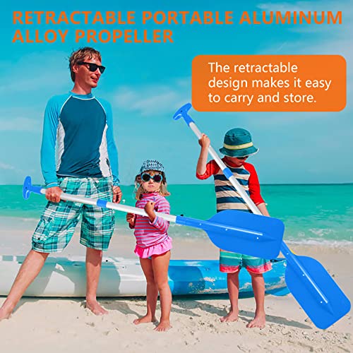 image for VEITHI Boat Paddle Telescoping Collapsible Oar for Boat Anti Slip Alum