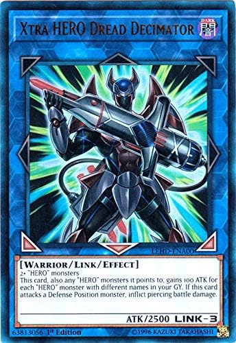 Miniatura 1 de Yu-Gi-Oh! - Xtra Hero Dread Decimator - LEHD-ENA00 - Ultra Raro - 1ª Edición - Mazos de héroes legendarios - Baraja de héroe Destiny