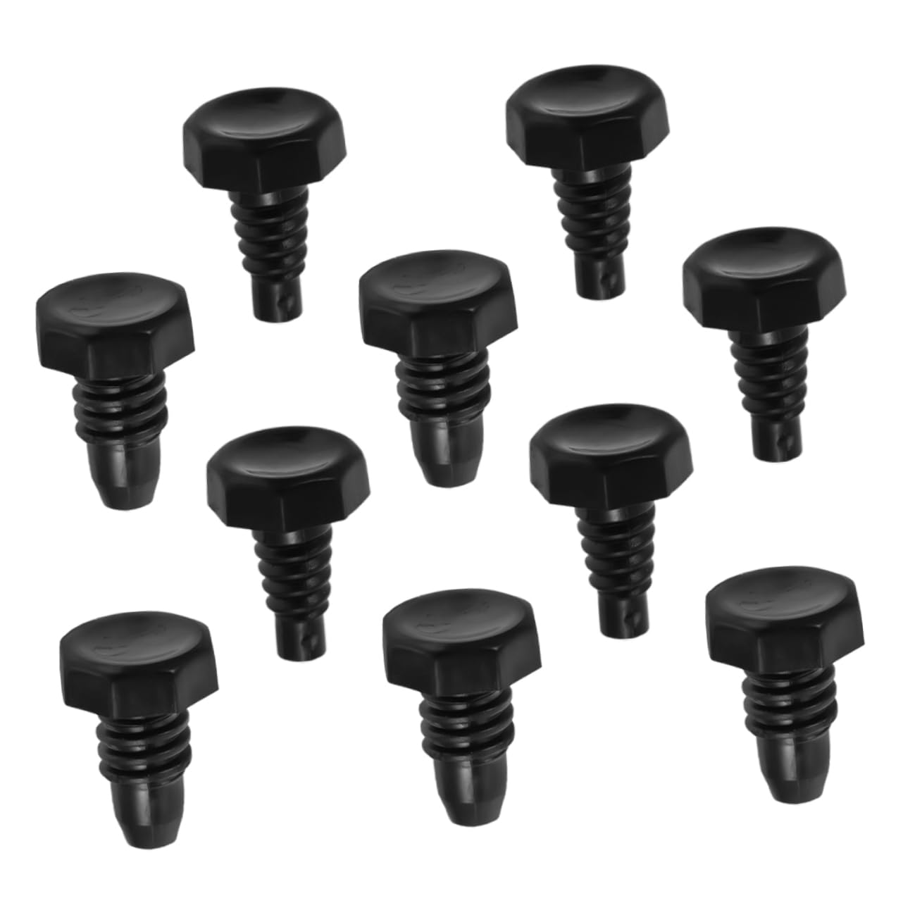 YARNOW 10pcs Billiard Cue Protection Pool Cue Billiards Supplies Billiard Cue Bottom Cue Back Screw Billiard Cue Joint Protector Cue Ball Case Cue Fits Black Plastic