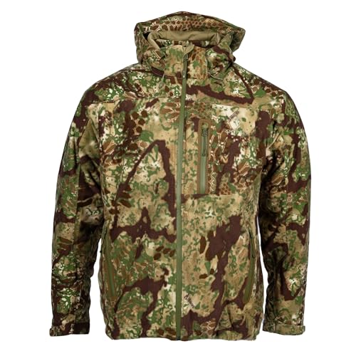Kryptek Vellus Jacket: Men's Athletic Shell Jackets, Waterproof, Windproof, Insulated, Odor-Neutralizing for Hunting