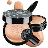 Ursoulney Mushroom Head Air Cushion CC Cream - Tattoo Cover up BB Cream Foundation Makeup Moisturizing Concealer Long-Lasting, Cushion Foundation Full Coverage Self Adjusting (Nude)