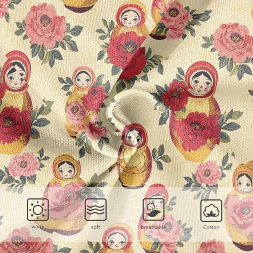 Girls' Underwear Russian Nesting Dolls Cotton Stretch Comfort Toddler Panties3