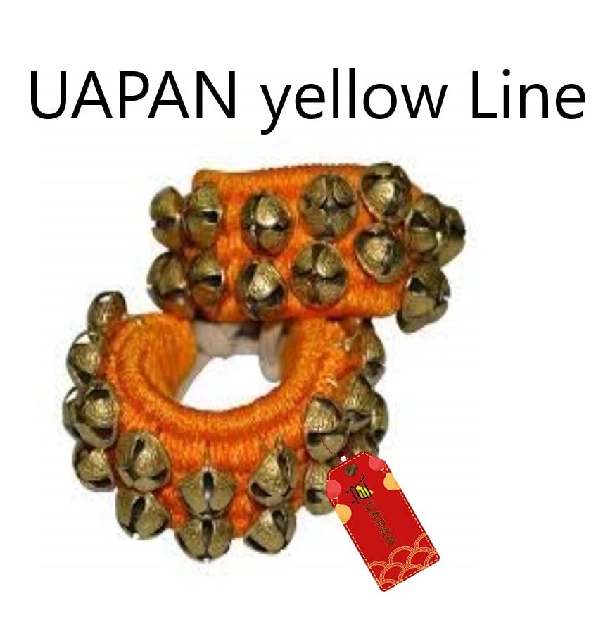 UAPAN MetalCraft Ghungroo Yellow Pad 2 Line, Ghungru 2 Line Yellow Pad, Yellow Pad Ghungroo 2 Line - Image 3 thumbnail